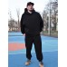 Костюм Oversize утепленный чёрный